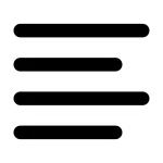 Align Text Left SVG Icon